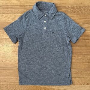 Vineyard Vines Heather Gray Polo Shirt